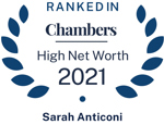 Sarah Anticoni - Chambers HNW 2021