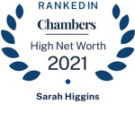 Sarah Higgins - Chambers HNW 2021