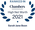 Sarah Jane Boon - Chambers HNW 2021