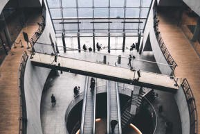 office walkway