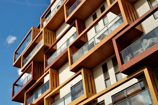 Apartment building - tile