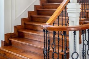 wooden stairs